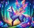 Jigsaw Puzzle Crystal Wing Fox Magic of the Enchanted Forest - 120, 252, 500-Piece | Vibrant Art, Unique Gift, Family Fun, Home Decor