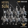 Knights or the light, Elven Heavy Calvary, Heirs of the Sun, White Angel Miniatures