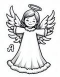 Christmas ABC themed Printable Coloring Book