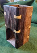 Handcrafted Wenge Dice Tower