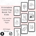 Forest Animals Coloring Book for Kids | Easy and Fun Printable Pages