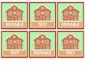 Editable Printable Gingerbread House Tags and Labels – Cute Holiday Designs