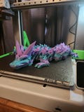 3d printed crystal dragon 32 inches