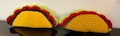 Hand-Made 2 Tacos Crocheted Food Amigurumi Play Food **Child Safe No Eyes** Toys