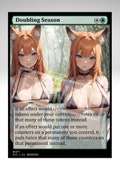 Doubling Season - Waifu Foil Proxy
