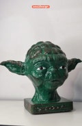 Yoda, star wars, baby yoda, figure, 3d figure, hadmade, collectiable statue, collection, yoda bust, yoda figure, luke skywalker, leila