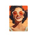Retro Women with Sunglasses Poker Cards