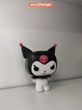 Kuromi, hello kity, figure, 3d figure, handmade, collectiable, gift for kids, gift, game, movie, movie figures, bust, cute, customisation,