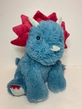 Triceratops Warmies Weighted Plush Microwaveable Sensory Plush Blue Dinosaur