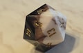Coffee's for Closers, chonk d20, polyhedral dice, DND supplies, ttrpg dice, birthday gift for nephew, polyhedral dice, coffee dice