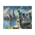 Ellis Island Day, Statue of Liberty Jigsaw Puzzle ( 520,1014), Citizenship Celebration, Family History Activity, Citizen Gift