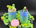Tickles the Pickle Mystery Jar 10 Pack, 3D Printed Articulating Fidget Toy, Fun Pickle Jar Surprise, Unique 3D Printed Toy Gift Bundle