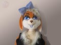 Big plush doll Shy Bunny.
