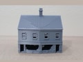 Street Shop 1 – STL Files for 3D Printing – WW2 Miniature Scenery for Tabletop Wargames and Dioramas – Print Scale 28mm / 20mm / 15mm / 10mm