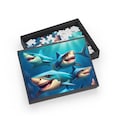 Jigsaw Puzzle - Shark Design, Ocean Animal 1000-Piece Game, Fun Family Activity, Educational Toy, Gift for Puzzle Enthusiasts, Stress Relief