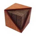 The Triangle Ring 3 Wood Puzzle from Pelikan Puzzles is wooden IQ Logic Puzzle, Brain Teaser, Puzzle Master, Burr Puzzle