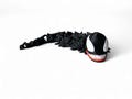 Flexi Venom-Inspired 3D Printed Art Toy | Articulated Desk Decoration | Unique Gift for Marvel Fans
