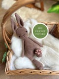 PATTERN, Bramble the Rabbit Little Folk, Crochet Pattern, Bunny Amigurumi Pattern, Rabbit Crochet, DIY Pattern