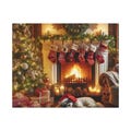 Jigsaw Puzzle, Dog Sleeping by Christmas Tree in Cozy Home, Family Holiday Activity, Christmas Gift Idea for Puzzle Lovers, 252 Piece Puzzle