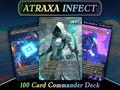 Atraxa Infect MTG Proxy Commander Deck, 100 Cards + 7 Tokens/Bonus Cards | Custom Proxies for Magic EDH