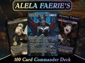 Alela Faerie's MTG Proxy Commander Deck, 100 Cards + 7 Tokens/Bonus Cards | Custom Fairy Tribal Proxies for Magic EDH