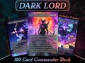 Sauron MTG Proxy Commander Deck, 100 Cards + 7  Double Sided Tokens | Custom Proxies for Magic EDH