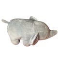 carters musical grey elephant 9” plays rock a bye baby soft lovey stuffy animal striped ears