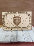 Arsenal FC Cribbage Board, Unique Game Set, Sports Fan Gift, Football Enthusiast, Soccer Enthusiast