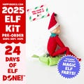 2025 Elf Kit Preorder, Christmas Elf Activity Kit, Advent Calendar, Silly Elf Antics and Mischief, Arrival and Departure