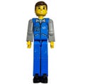Vintage LEGO 1990’s Technic MiniFigure Opposable Blue Tech Man Figure 8235 ( tech015 ) Mini