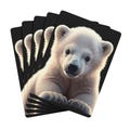 Cute Baby Polar Bear Playing Cards - Fun Card Game for Kids and Family, Adorable Animal Design for Parties & Gifts