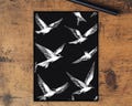 Mtg Card Sleeves: Free flying swallow Top Quality Sleeves, Suitable for all tcgs High Quality Foil/Holo