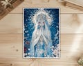 MTG Sleeves,Blue Goddess Card Sleeve,Art Card Sleeve,Card Sleeve Protectors, MTG Accessories, Gloss