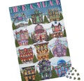 Taylor-Inspired Puzzle - The Eras Village Panoramic Christmas Art - 1014-Piece Jigsaw Game - Holiday Gift for Swifties and Puzzle Lovers"