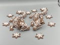 Christmas Flexi Gingerbread Style Dragon - 3D Printed