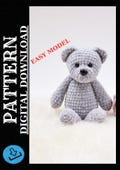 PDF English Crochet PATTERN bear, Amigurumi tutorial crochet bear crochet model PDF Christmas gift Baby bear handmade crochet pattern