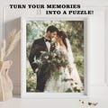 Wedding Photo Personalized Puzzle Custom Puzzle 35, 70, 120, 200, 300, 500,1000 piece puzzles, Jigsaw Puzzle, Picture Puzzle, Wooden Puzzle