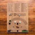Baseball Dice Board Game - Wooden Baseball Strategy Game - Fun Family Party Game - Holiday Gatherings Team Game - Unique Gift Idea