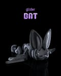 Glider Bat | 3D Printed | Flappy Wing Bat Toy | Customizable Bat with Movable Wings