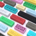 Personalized LEGO® compatible Bricks / Colorful Customizable Blocks Toys / Brick With Your Name