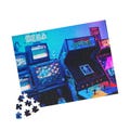 Retro Gaming Arcade Puzzle | Neon Nostalgia with Classic Consoles & Vintage Vibes | Perfect for Gamers and Puzzle Fans | 110, 252, 520 piece