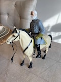 Vintage 1950s General Robert E. Lee & Traveller Hartland Plastics Toy Figurine