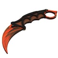 Wooden Karambit Knife with Realistic CSGO Skins | Collectible Gift for Gamers