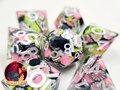 Handmade "Sushi Roll-ers" Full Dice Set | D&D Dice | Sushi Dice | RPG Tabletop Dice | D20 Set | Dice Gift | Critical Dice