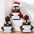 Handmade Positive Poo/Christmas Poo/Crochet Amigurumi/Handmade Toy/Emotional Support Gift/Funny Gift/Personalized Gift.