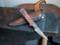 Hand Forged Boot Knife, With Boot Sheath