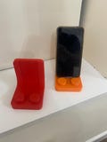 Lego inspired brick chair mobile phone holder