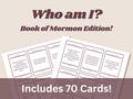 Who am I? Book of Mormon Game | Fun Trivia Questions for Kids & Adults | Sunday School, Seminary, FHE, Come Follow Me | Family Home Evening