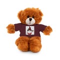 Christmas Stuffed Animals with tee, Holiday Plush Bear, Kids Gift, Baby's First Christmas, Cuddly Toy, Christmas Decor