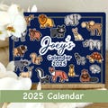 2025 Calendar for Kids, Wall Calendar, 2025 Wall Calendar, Monthly Planner, Homeschool Calendar, Gift for Kids, Personalised Calendar 2025